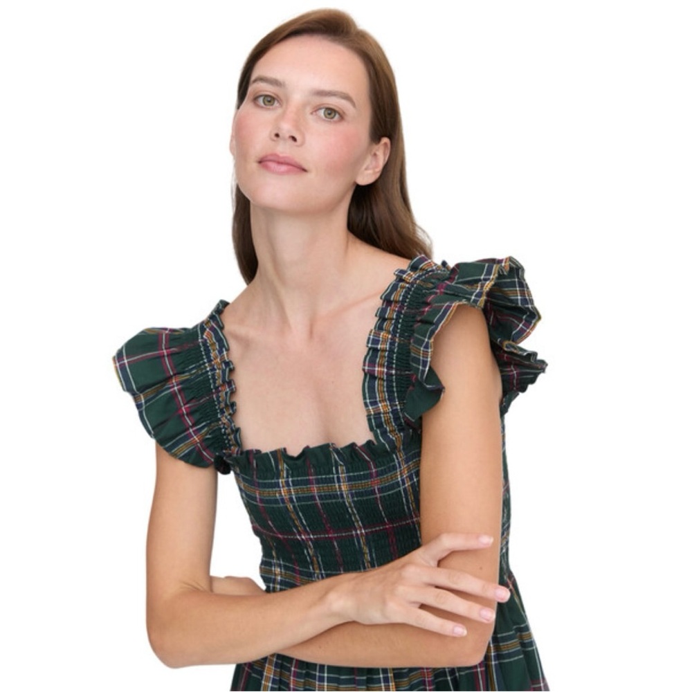 Hill House Juniper Tartan Ellie Nap Dress XS